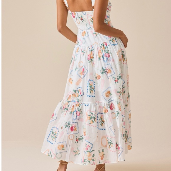 NEW Altar’d State Fruit Print Maxi Dress Size XL NWT - Picture 5 of 9